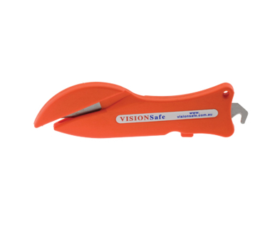 Picture of VisionSafe -F400 - Disposable Packaging Knife with Retractable Hook